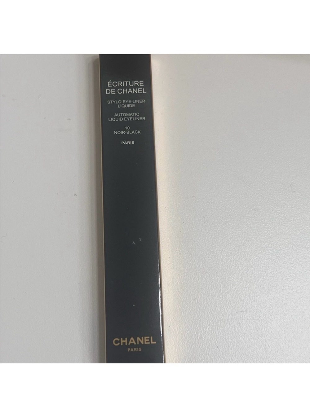 CHANEL Eyeliner Packaging in Gold and Black